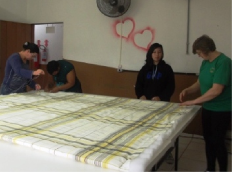 CRAS INICIA 2ª TURMA DO CURSO DE EDREDOM